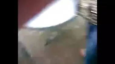 Indian Guy Fucking Tight Indian Pussy outdoor