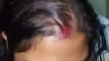 Chubby wife sucking penis of her spouse pov clip