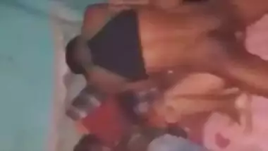 Desi charmer has mouth and pussy penetrated during XXX group sex MMS