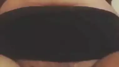 Super Cute Girlfriend Pressing His Big Boobs