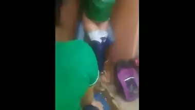 Beautiful college girl fucks boyfriend infront of her friends