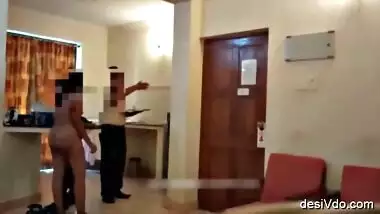 Sexy Wife teases room service guy naked and makes a video for CUCKOLD hubby