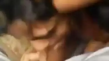 Cute girl giving handjob and blowjob