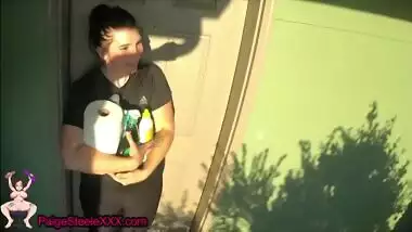 Hotel Housekeeper Begs To Be Bred