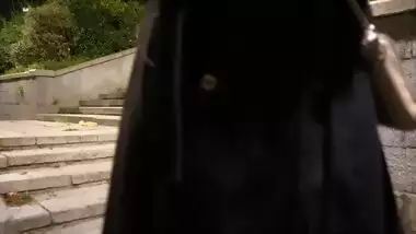 Indian Girl Has Risky Public Orgasm In City Center At Night