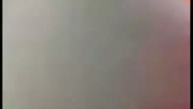 Nude desi lady tempts the man during a video call sex