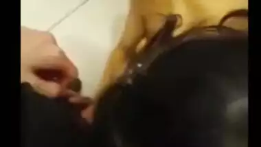 NRI Paki Girl Giving Hard BJ to White Lover