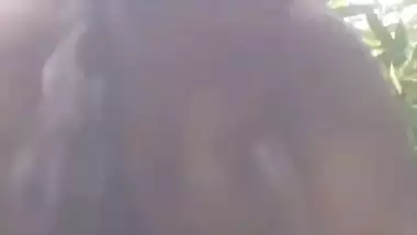 Big boob lady enjoys desi outdoor sex with a gardener