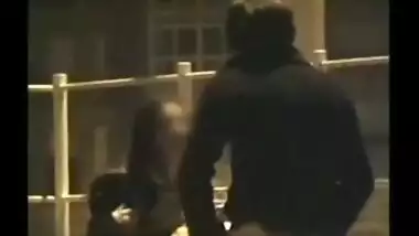 Hidden cam records Pune couple fucking on terrace!