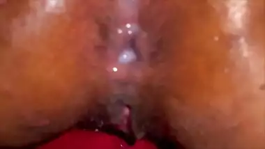 Desi Gets Ass Fucked & Fingered With Slow Motion Gapping Anal Cream Pie!