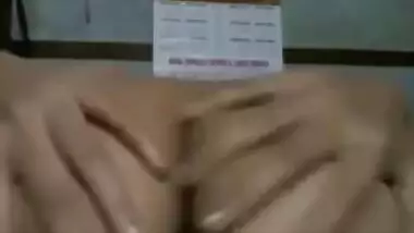 Sweet Desi teens strips naked and touches her unshaved XXX vagina