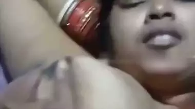 Husband pinches wife’s boobs and fucks her in desi sex