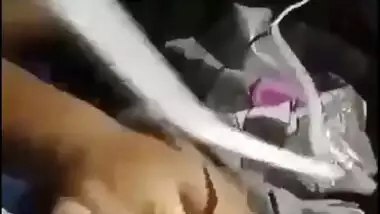 Indian Tiktoker girl showing boobs to her lover