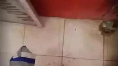 Indian prostitute giving blowjob to her customer