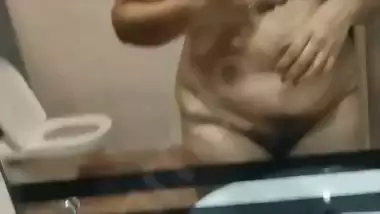 Nude Indian escort babe video making for client