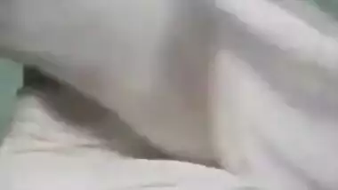 Sexy college girl making video of her hot pussy