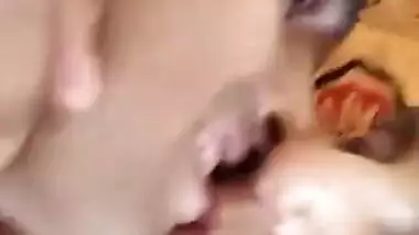 Desi couple enjoying sex in Bedroom