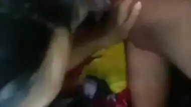 Desi Bhabi sucking fucking with husband