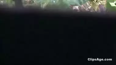 Desi friend's sister bath spy from kitchen