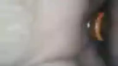 Milf fucking orange condom