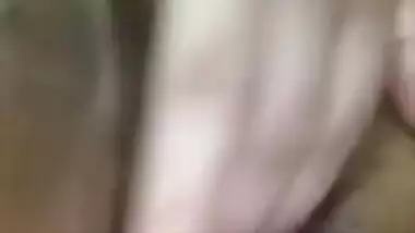 Pakistani wife fingering pussy on selfie cam