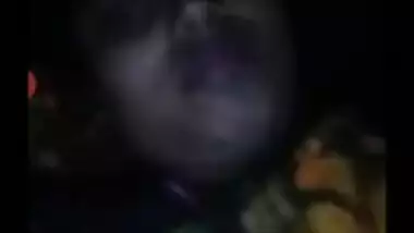 Totally shameless Desi wife shows her XXX tits for a guy to watch