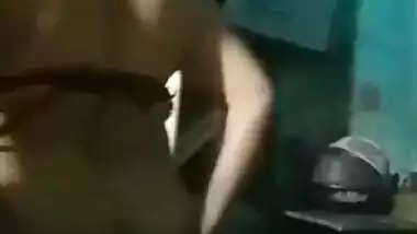 Unsatisfied mature housewife striptease nude show