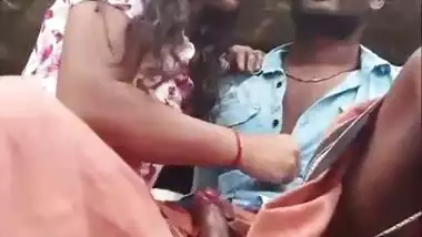 Tamil outdoor sex of a girl sucking lover’s dick