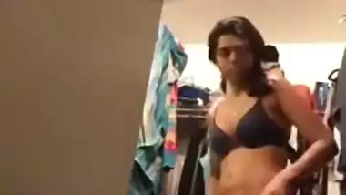 Voyuer video taken girl dress change