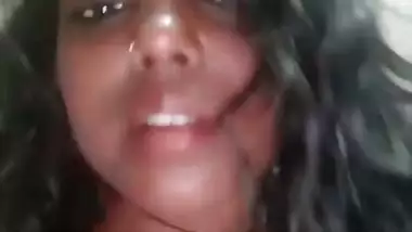 Horny village bhabhi sucking her own big boobs