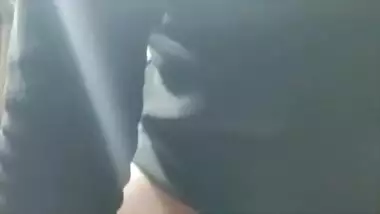 Horny Punjabi girl masturbating with chapati roller