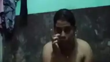 Attractive Indian Bhabhi carefully washes XXX assets solo in shower