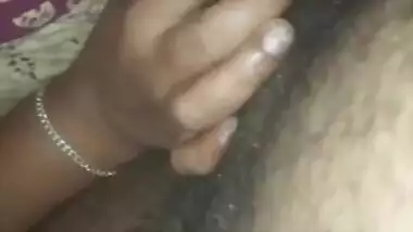 Desi wife sucking fat dick of Devar