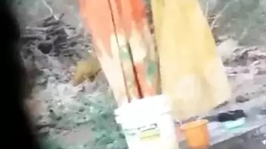 Hot desi teen changing her clothes after a bath