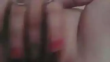 Paki Gf pussy fingering on cam video