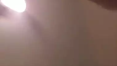 Indian girlfriend fucked thong blowjob