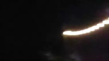 Indian ass watching fireworks display