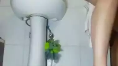 Hot SWEETHEART masturbating pussy with a cucumber