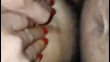 Marathi wife blowjob with cleavage show in nighty