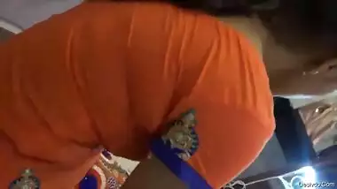 Desi girl in hot leggings at home