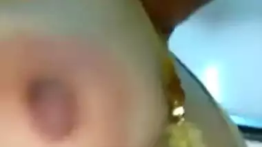 Landlady's ass is so huge that her Desi tenant films the porn video