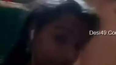 Amateur Desi slut puts off red bra and shows big XXX tits for cam