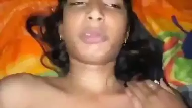 Bushy pussy slim girl fucking with moans viral sex