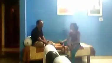 Sexy couple having a great fun in hotel room