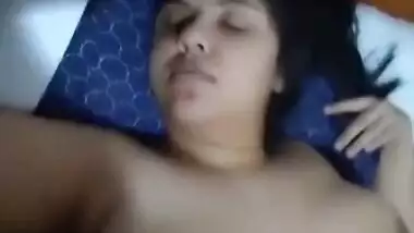 Today Exclusive- Sleeping Wife Boobs Pressing And Nude Video Record By Hubby