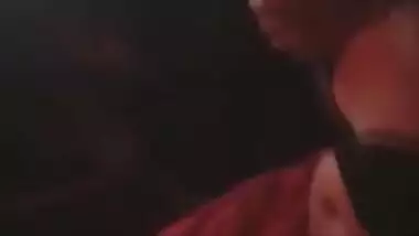 Guy films Paki girlfriend's tits before amateur chudai on camera