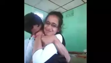 Desi school girl banged inside classroom