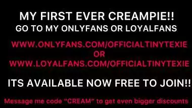 TINY TEXIE SUCKS AND GETS FUCKED WITH A BUTT PLUG IN AND THEN FILLED UP WITH A CREAMPIE