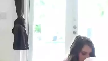 Stunning In Pink College Ex Elena Koshka Outdoor Blowjob