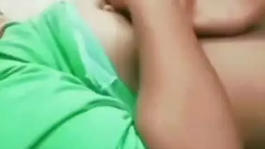 TikTok besties kissing and boobs showing romance